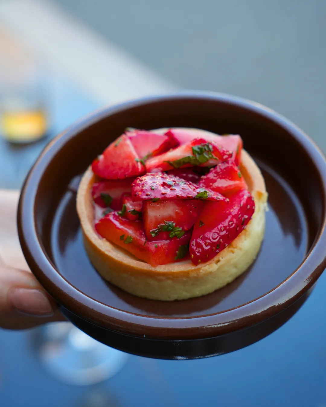 Lækker jordbærtærte dessert fra MasVino