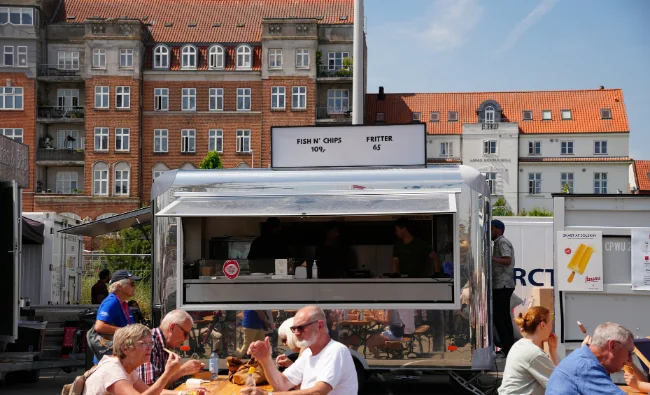 Foodtruck ved tall ship race