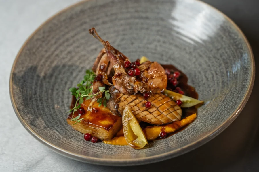 DSC08230 Vagtel - nytårsmenu 2025